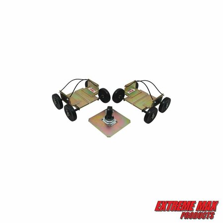 EXTREME MAX Extreme Max 5800.0203 Power Wheels Drivable Snowmobile Dollies - Wide 5800.0203